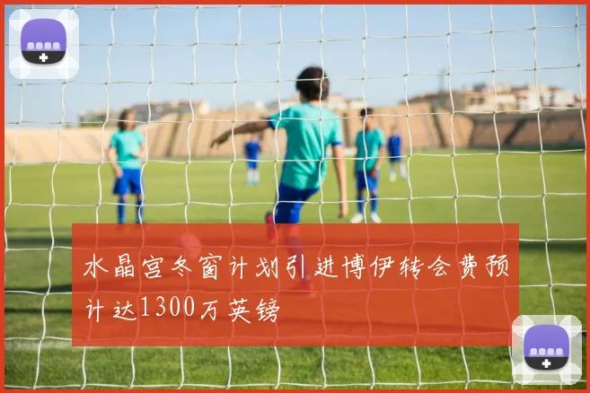 水晶宫冬窗计划引进博伊转会费预计达1300万英镑