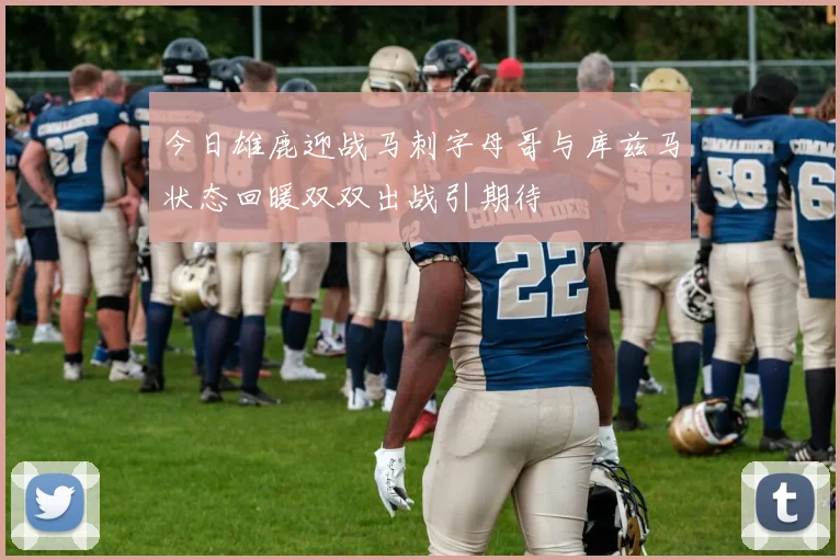 今日雄鹿迎战马刺字母哥与库兹马状态回暖双双出战引期待